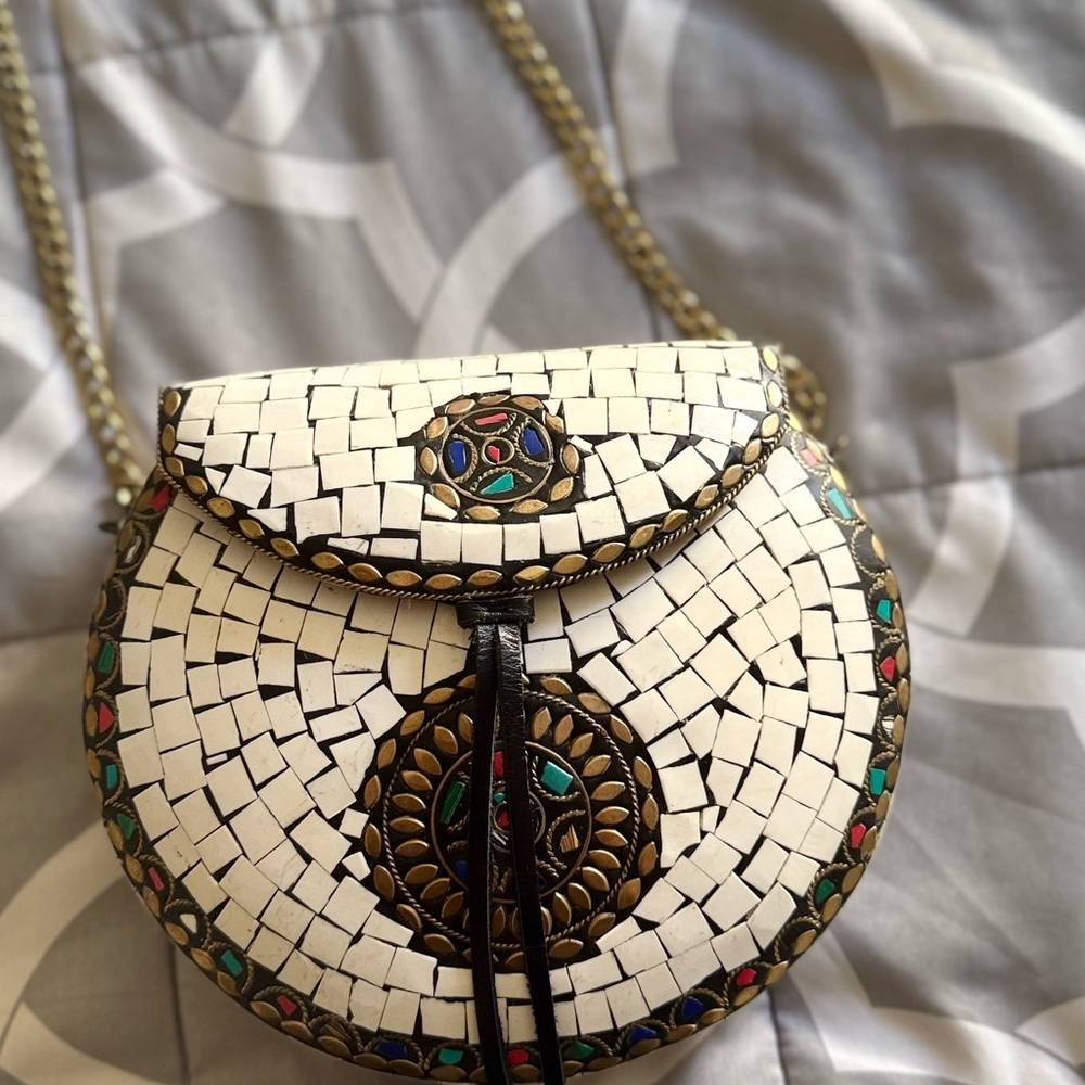 Mosaic LULU crossbody bag western style